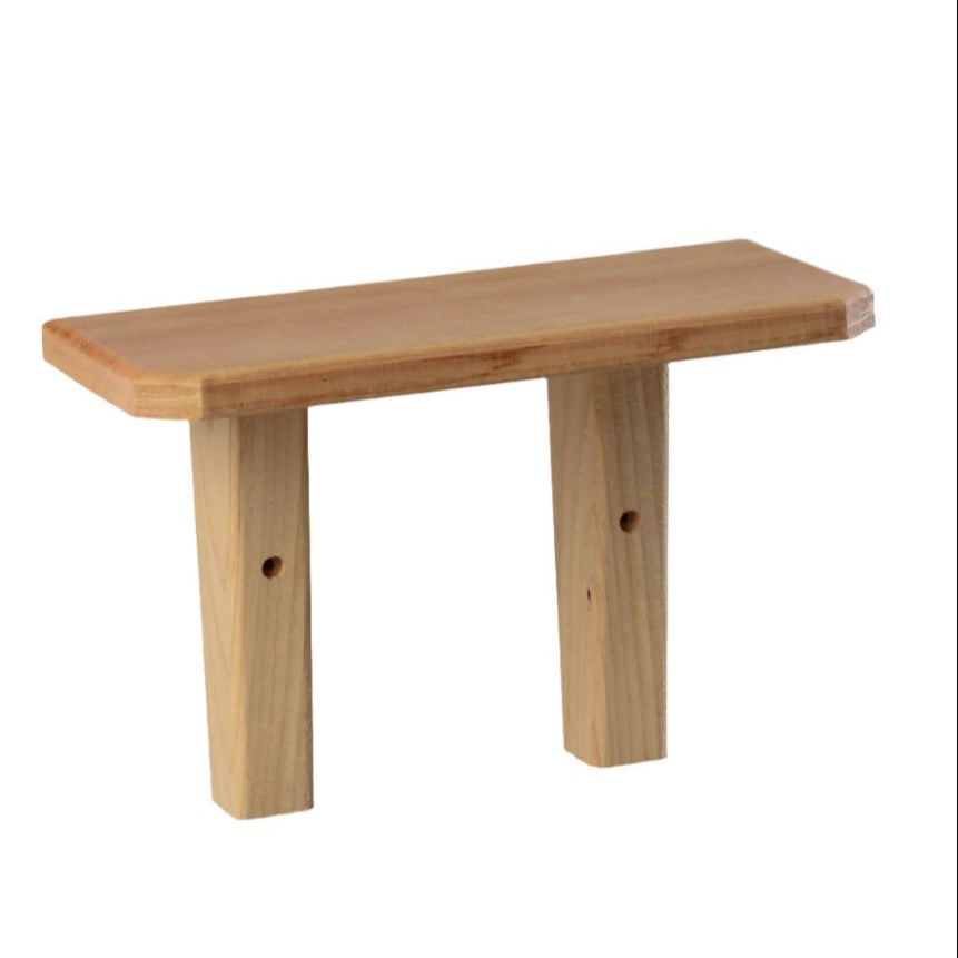 Cedar Sauna Drink Shelf
